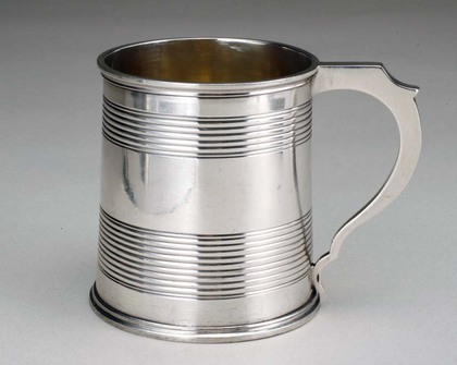 Antique Silver Christening Mug